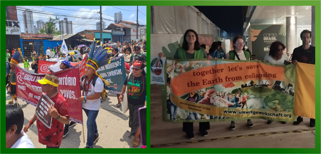 Collage vom "Cúpula dos Povos" (Gipfel der Völker), 2026, Belém, Brasilien